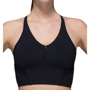 Lululemon Women's Sports Bra corset bralette Black Size small Pilates yoga summe